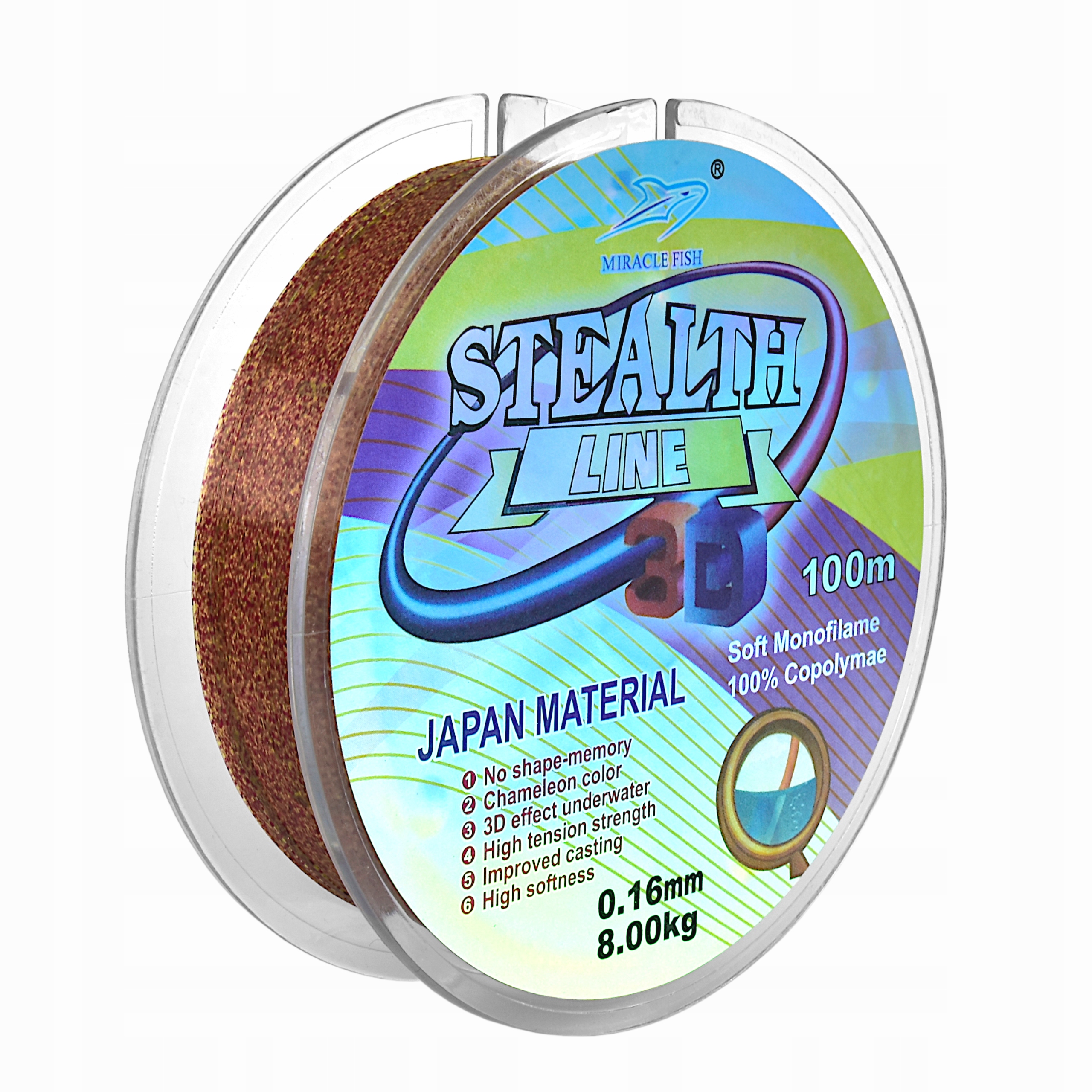 

Haishida Żyłka 3 D Stealth Line 0,23 mm 11 kg