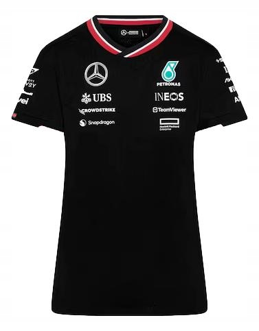 Mercedes-benz Amg F1 dámske tričko L čierne Oe