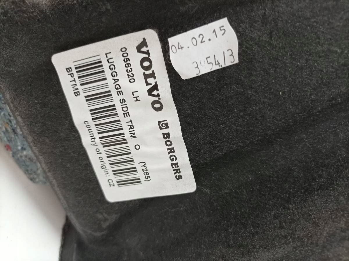 boot upholstery left rear part Volvo XC 70 III (2007- )