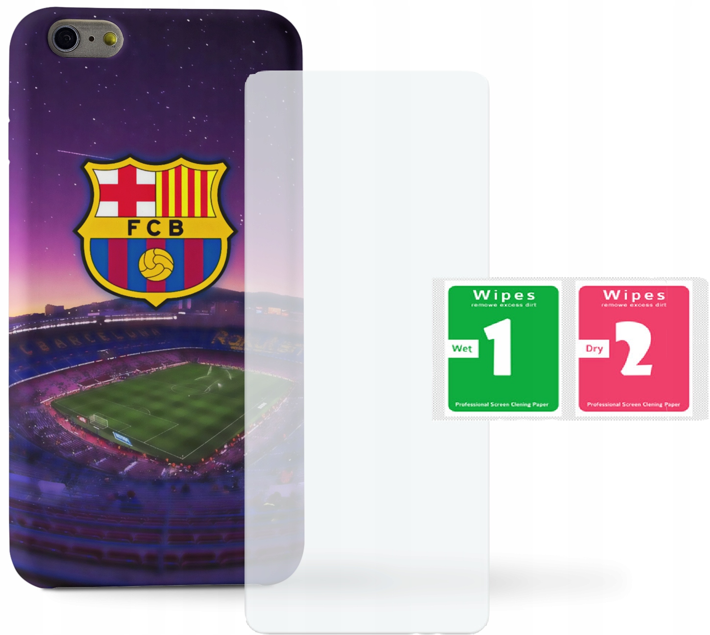 

Case Etui do Iphone 5 /5S /se Barcelona+szkło
