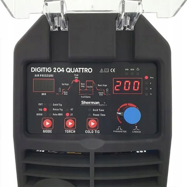 Spawarka TIG DC PLAZMA 200A Sherman DIGITIG 204 Marka Sherman