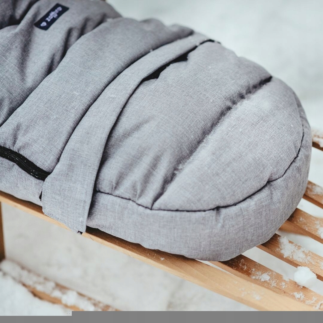 iGROW 2.0 ZAFFIRO Plusz ŚPIWOREK do wózka sanek Granat - regulowany Odcień granatowy