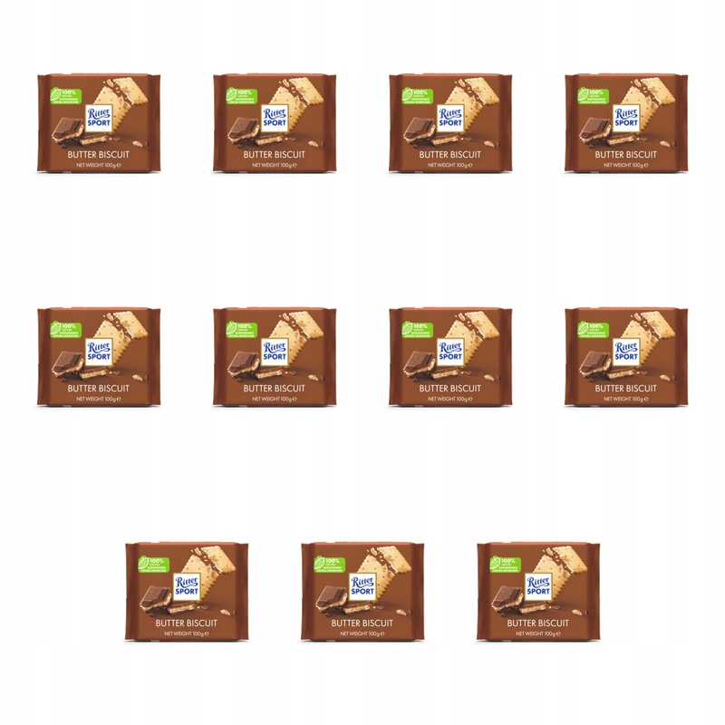 Ritter Sport czekolada mleczna z herbatnikiem 100g X11
