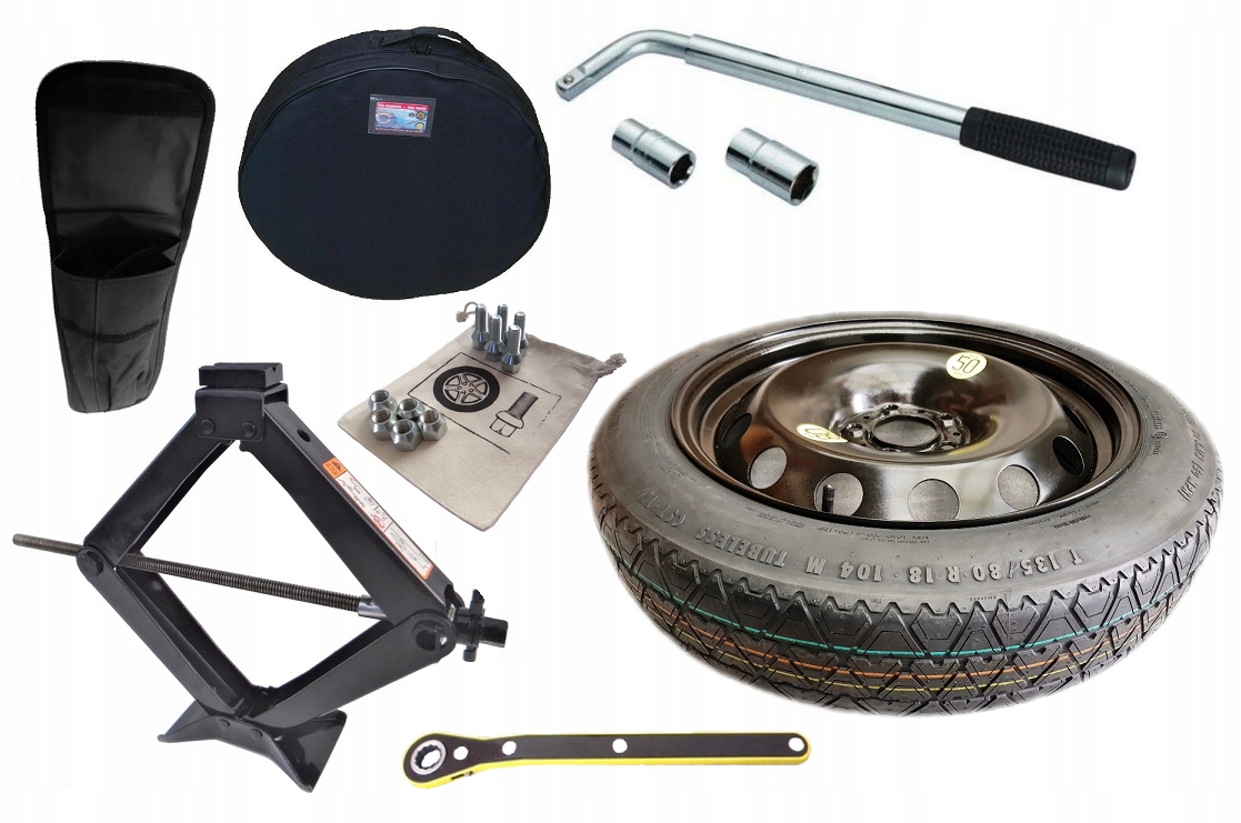 nové Dojezdové Kolo 135/80 R18 Bmw Řada 5 F10 (2009-2017) Sada