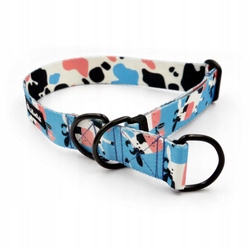 Levně Polostahovací obojek Kravička 3 cm L/XL