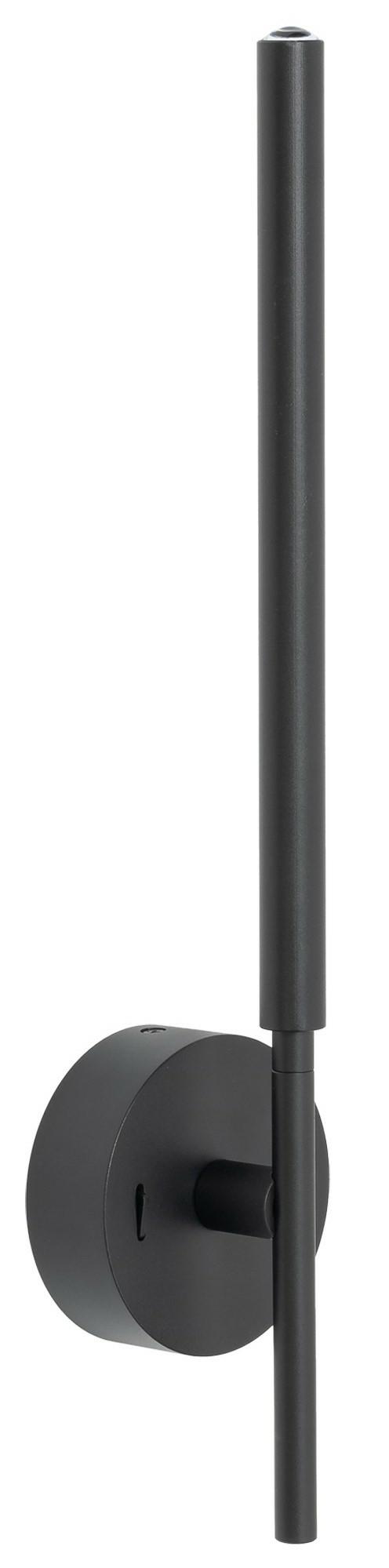 Nástenné svietidlo Fokus čierne Led 1W+4W Moderné do obývačky