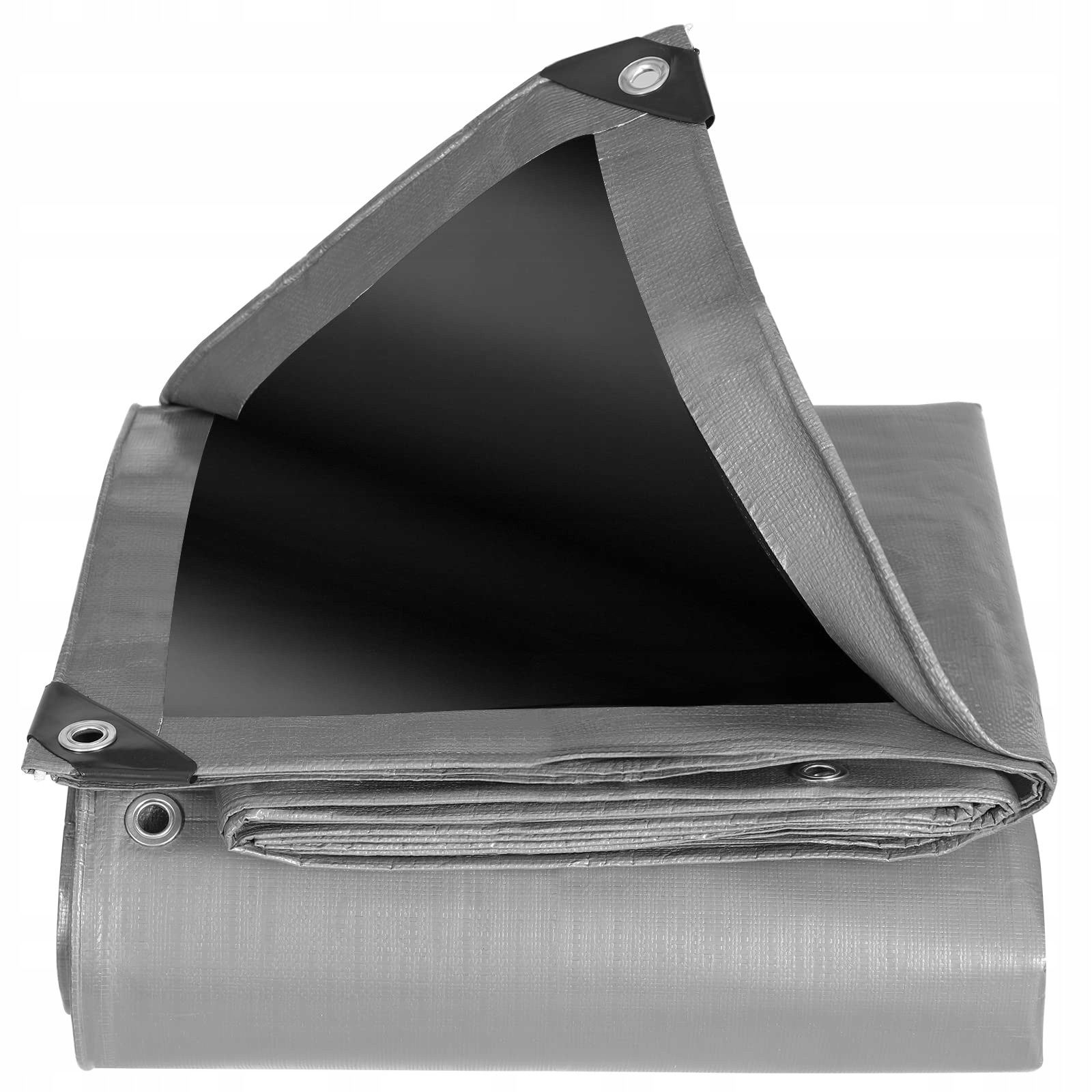 Gruba mocna Wodoodporna Plandeka 240 g/m² 6,1m x 6,1m UV+ 0,4 mm Grubości Długość 6.1 m