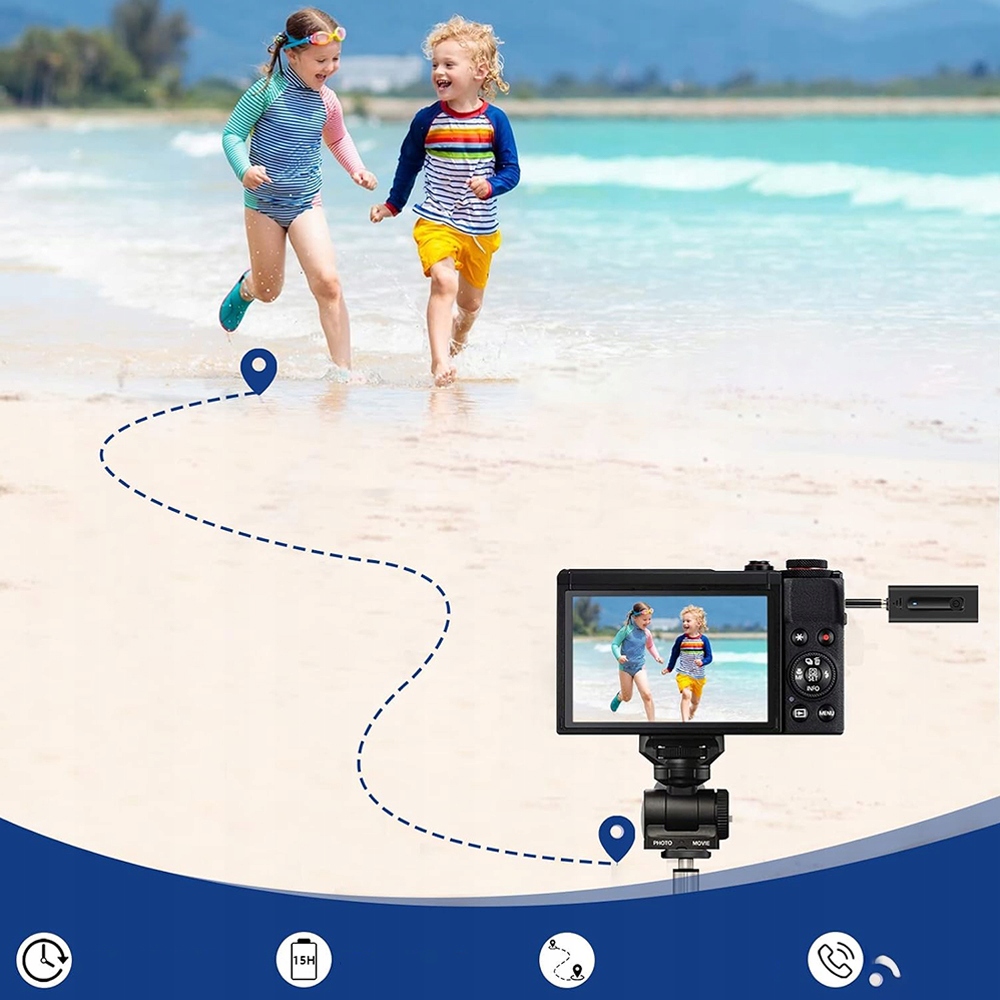 2x MIKROFON KRAWATOWY BEZPRZEWODOWY ANDROID/IOS/LAPTOPA CZARNY Model DLA ANDROID/IOS/LAPTOPA