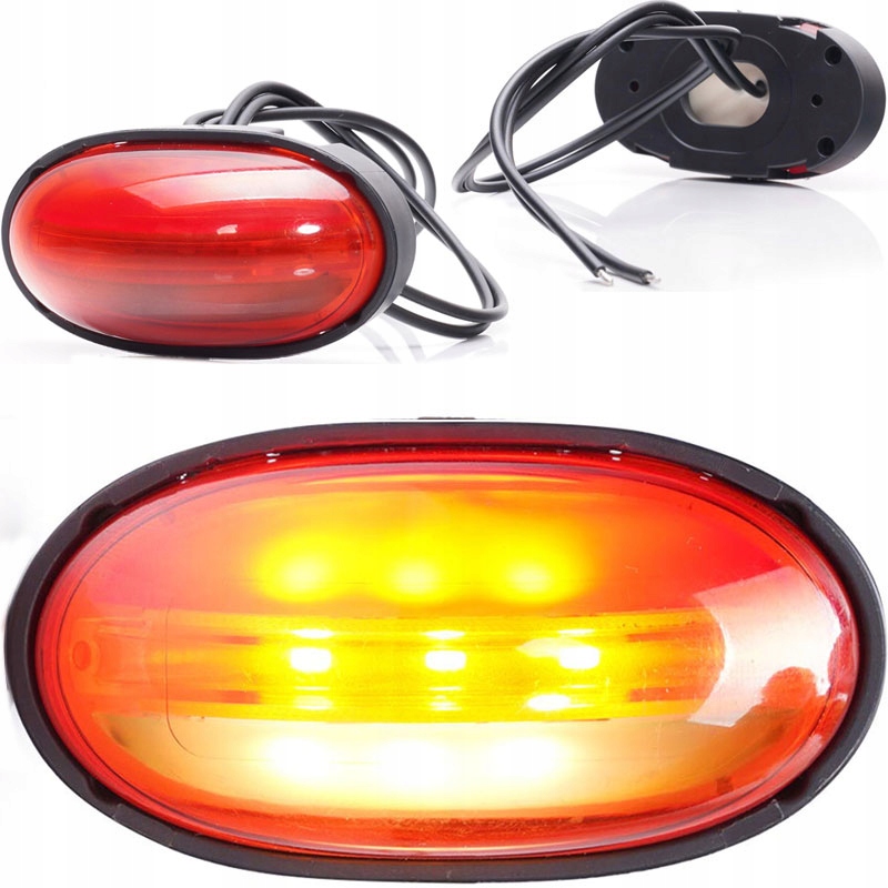 LAMPA OBRYSOWA LED DIODOWA 12-24V LAWETA TIR WAŚ