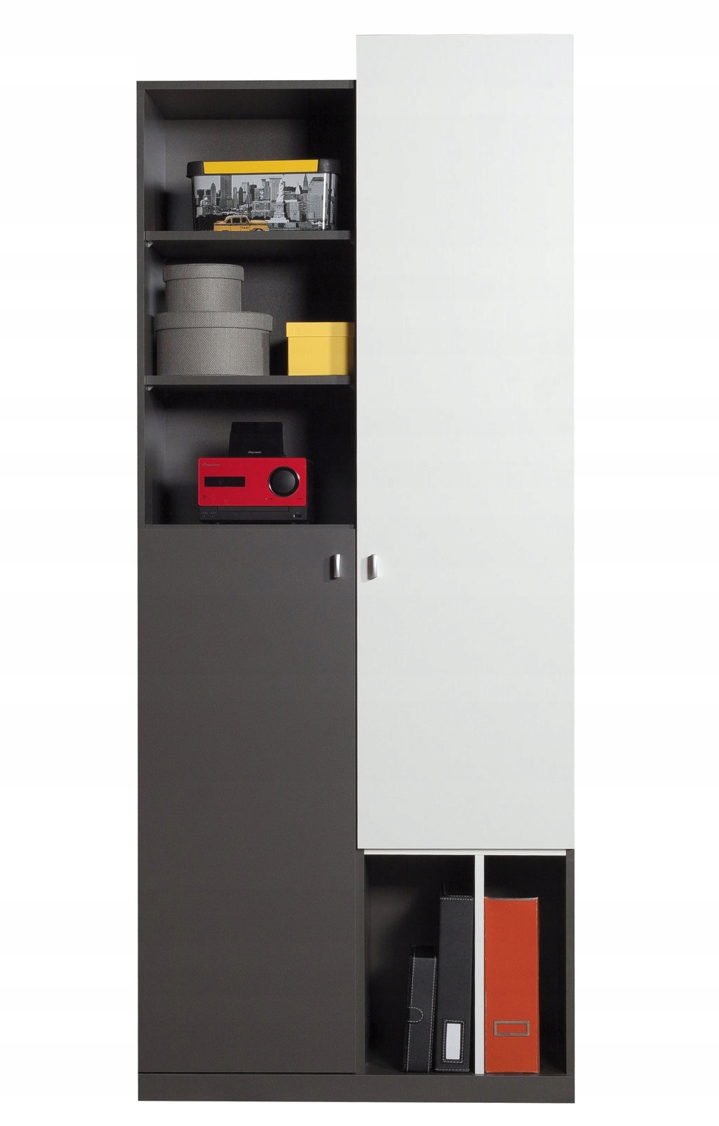 

duży regał zamknięty na książki zabawki Tablo TA4