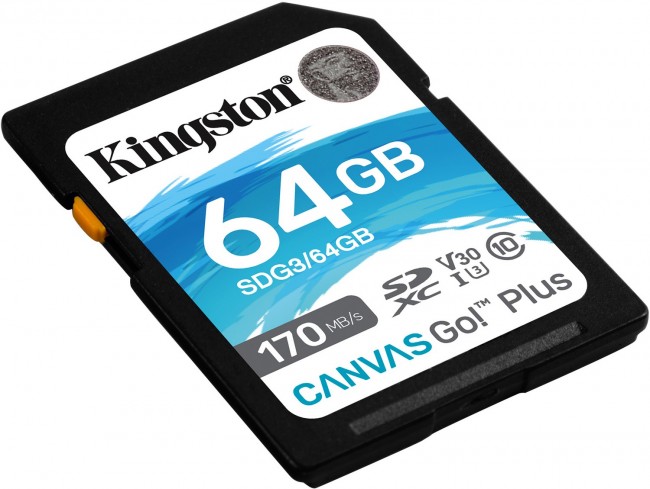 Karta pamięci Kingston SDXC Canvas Go Plus 64GB Stan opakowania oryginalne