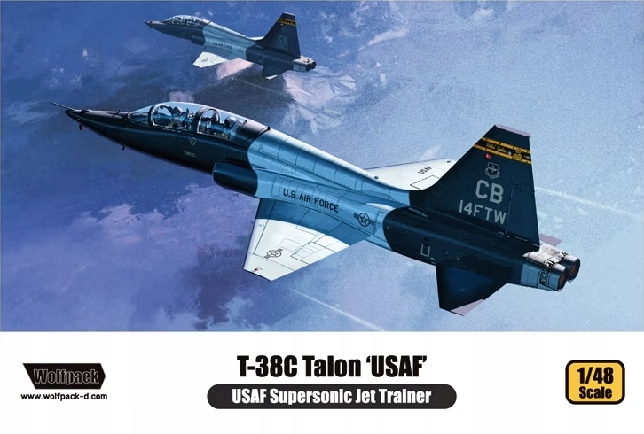 Model plastový T-38A Talon 'usaf', Wolfpack WP10007 měřítko 1/48