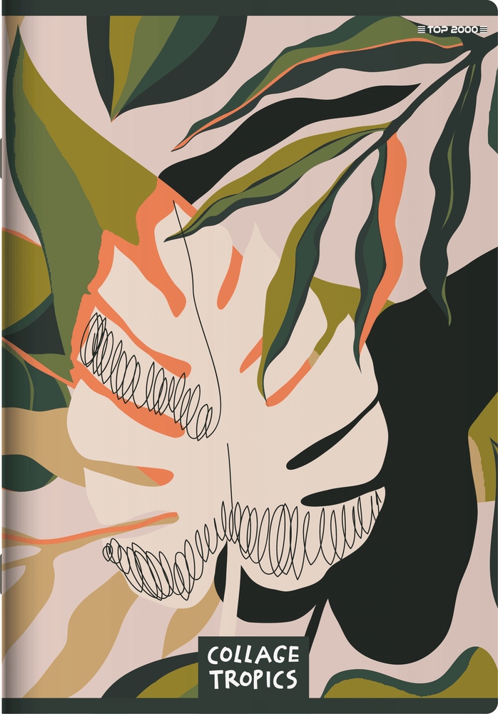 10X ZESZYT TOP 2000 A5 60 KARTEK, KRATKA +MARGINES Format A5