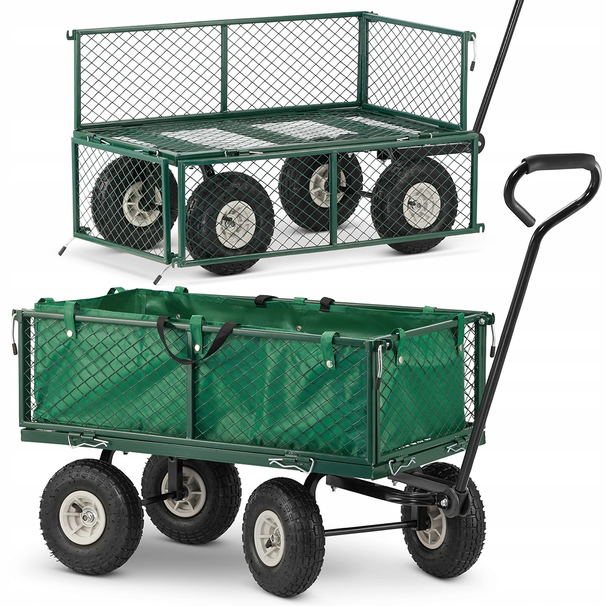 

Taczka wózek ogrodowy transportowy przyczepa 450kg