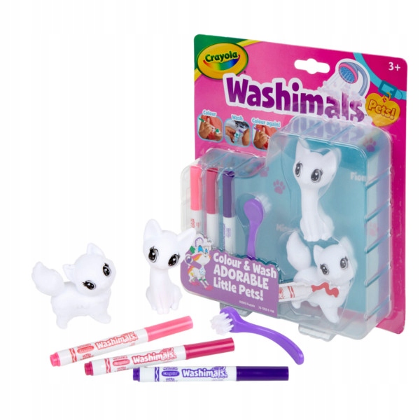 

Crayola Figurki do malowania Washimals Pets koty