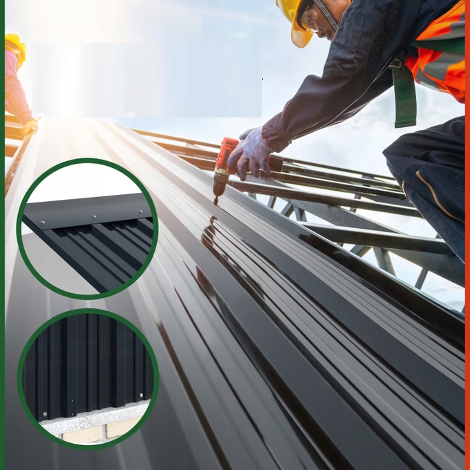 BLACHA TRAPEZOWA OCYNKOWANA ZESTAW 12 szt 129x46cm Rodzaj pokrycia blacha trapezowa