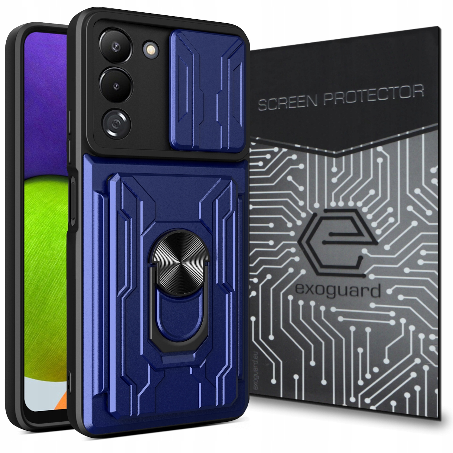 

Case Etui Pancerne+szkło do Infinix Note 12 (G96)
