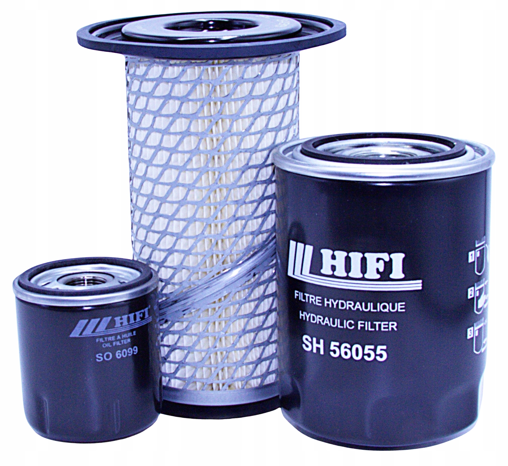 Filtry Iseki Sial 17 vzduch, olej, hydraulické
