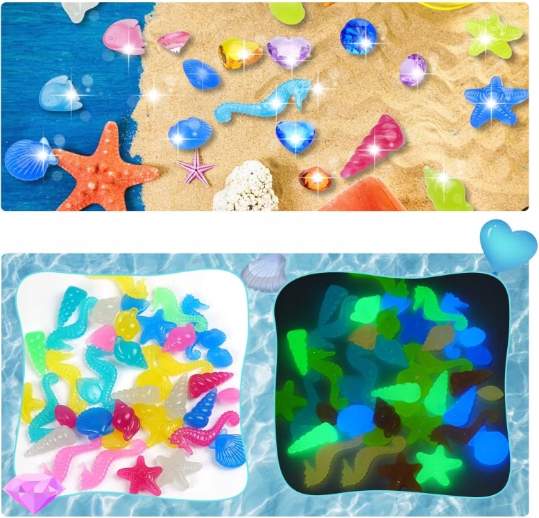 ZABAWKI KLEJNOTY DO BASENU ZESTAW DO NURKOWANIA WYŁAWIANIA DLA DZIECI 45el. Marka inna