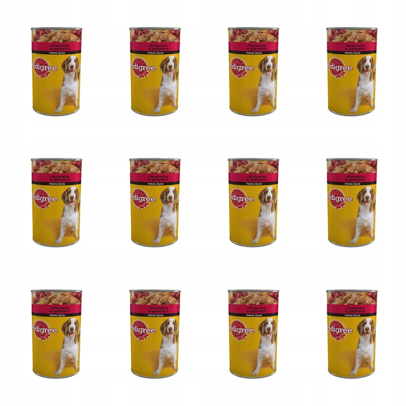 Pedigree S Hovězím Masem 1200 g X12