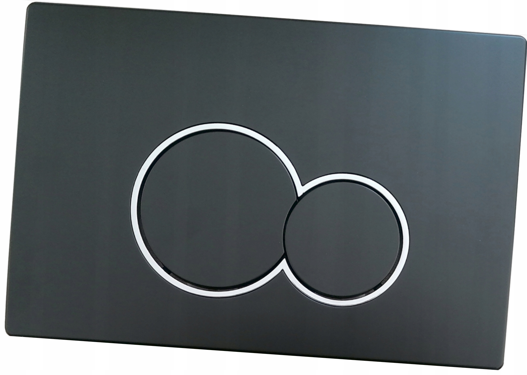 Splachovací tlačítko S černý chrom pro Wc Alcaplast Delfin Alcadrain Onnline