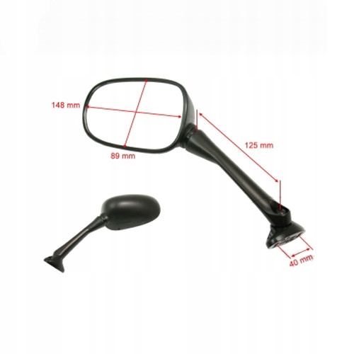 LUSTRO LUSTERKA HONDA CBF 600/1000 06-16 MOTO SZT Producent inny