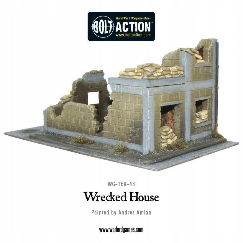 WARLORD GAMES Wrecked House System Bolt Action