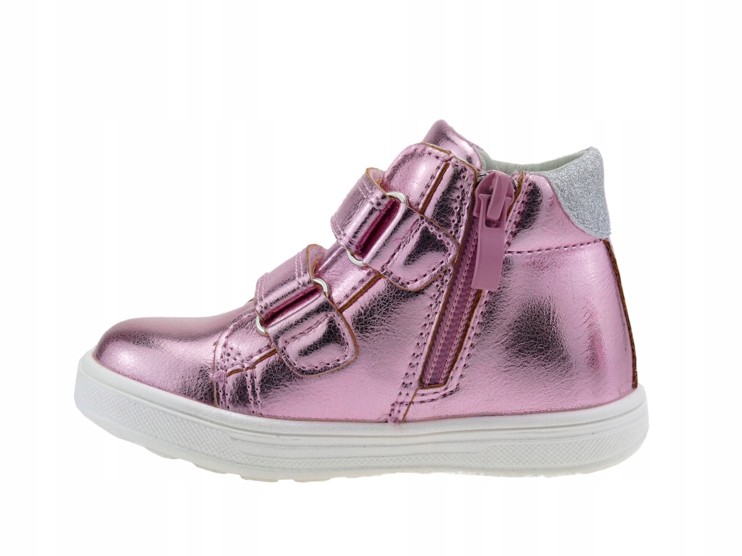 DZIEWCZĘCE TRZEWIKI PÓŁBUTY DZIECIĘCE BOTKI BUTY PRZEJŚCIOWE NA RZEPY R. 21 Rozmiar (new) 21