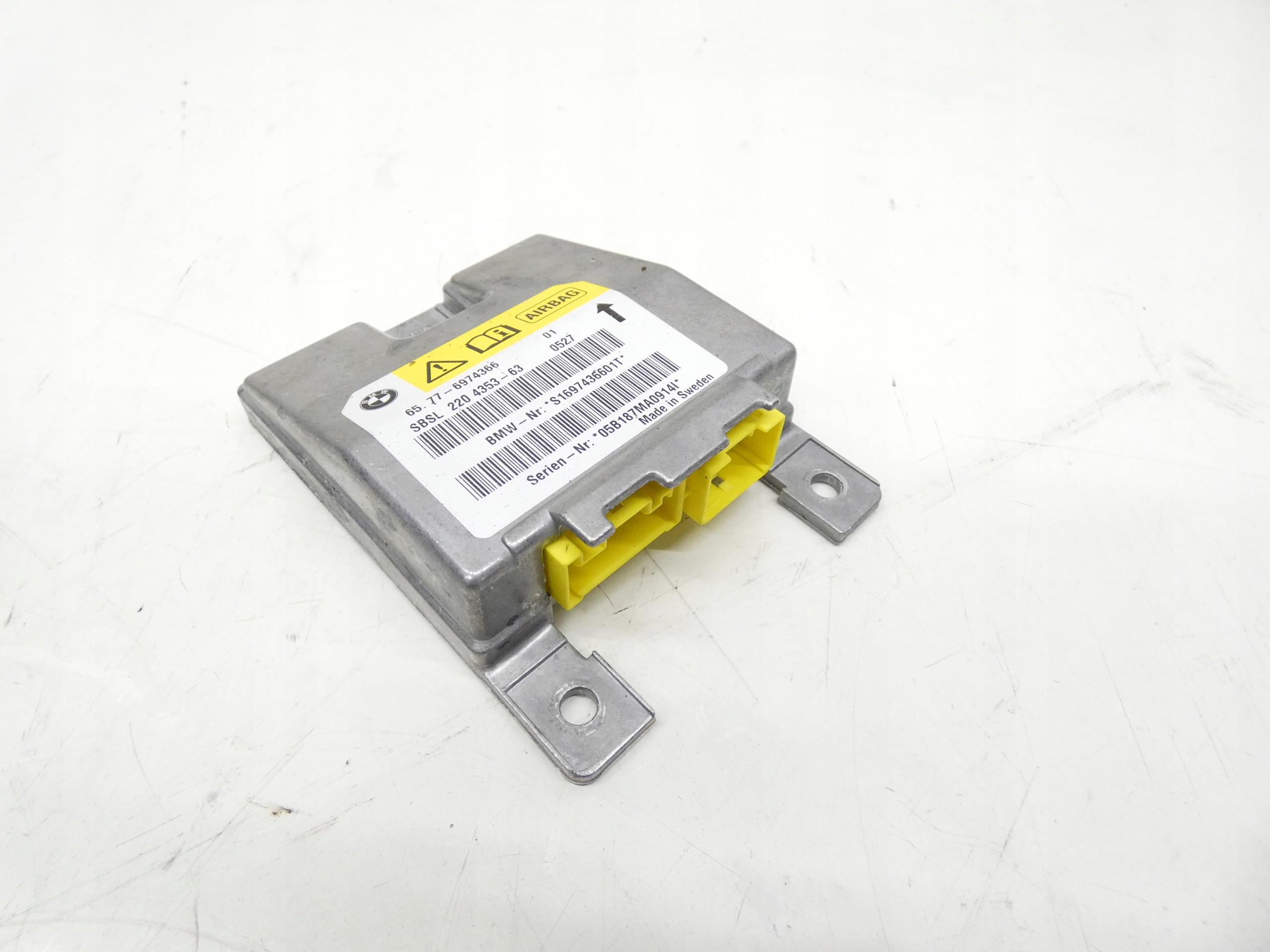 6974366 - BMW Z4 E85 модуль датчика БУ подушки безпеки