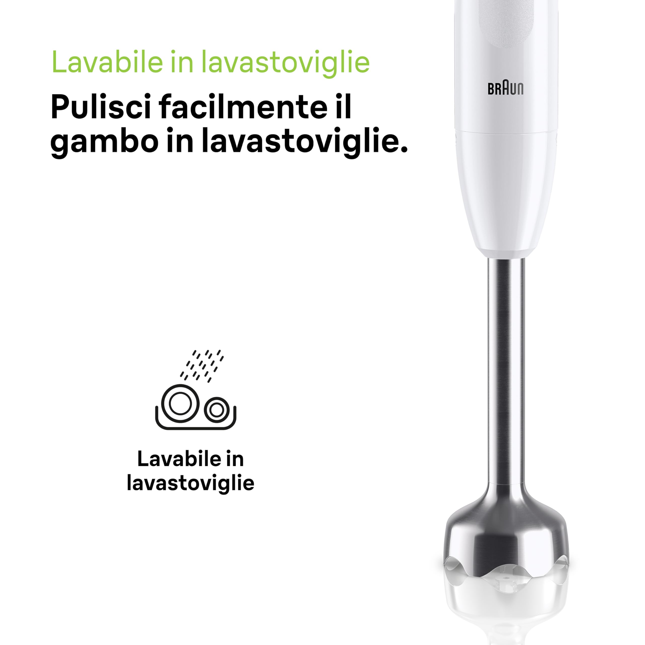 BRAUN Blender Ręczny Mq 10201M Wysoka Moc Ergonomiczny Design — miniatura 6
