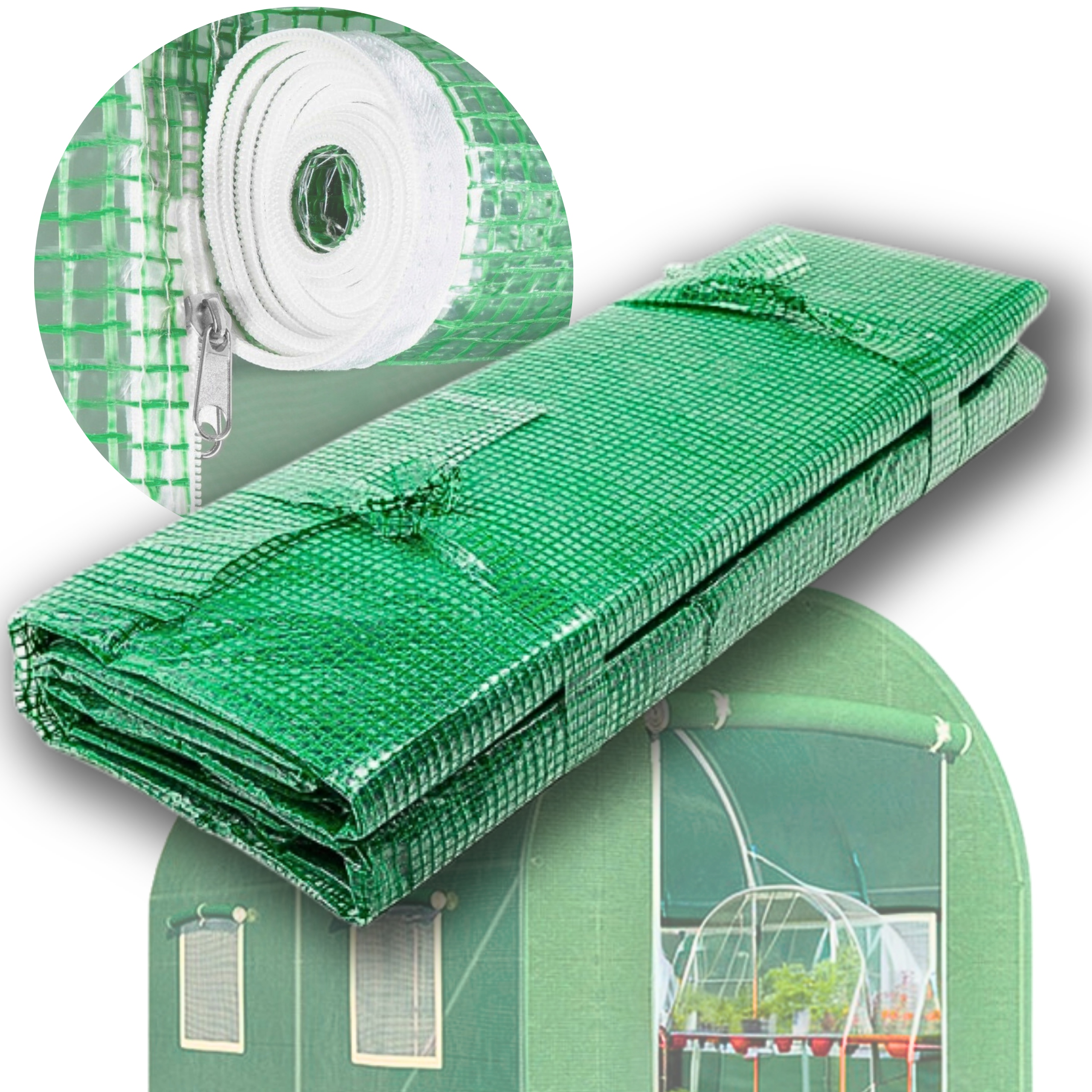 FOLIA ZAMIENNA NA TUNEL OGRODOWY POSZYCIE FOLIAK SZKLARNIA 2x2m 4m2