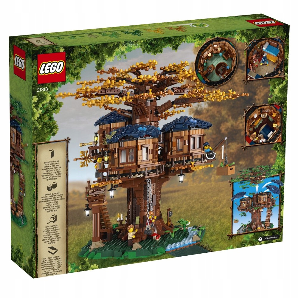 LEGO IDEAS Domek na drzewie 21318 Stan opakowania oryginalne