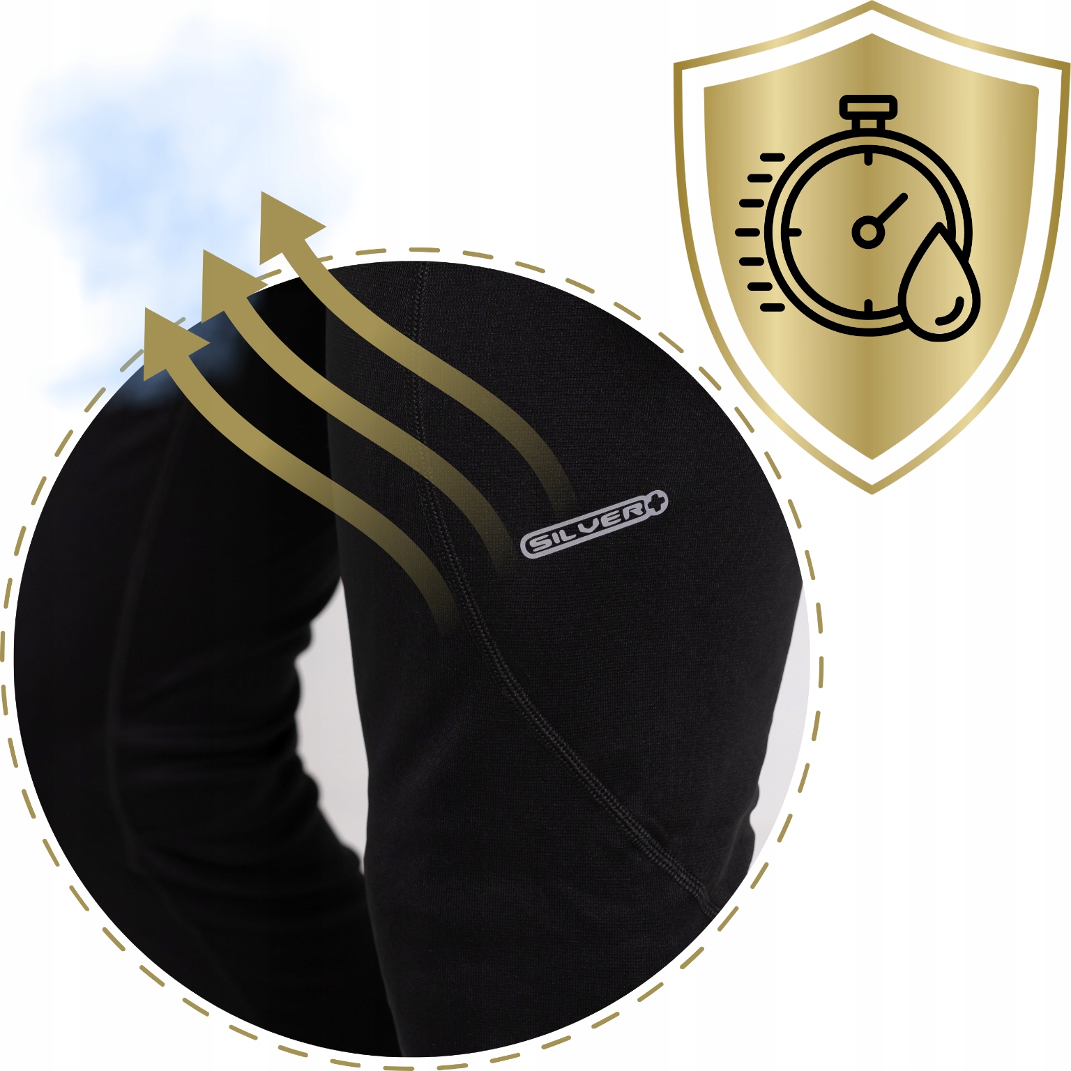 BIELIZNA TERMICZNA MĘSKA KOMPLET XXL OCIEPLANA Z MESZKIEM NANOSREBRO SILVER Marka Inna marka