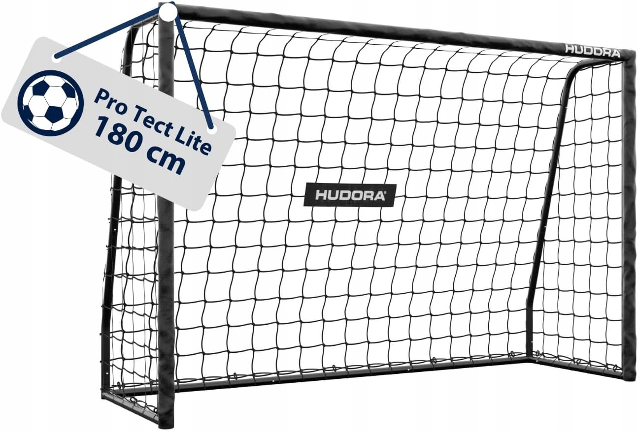 P115/1 Hudora Pro Tect Lite – Stalowa Bramka do piłki nożnej 180 x 120 cm