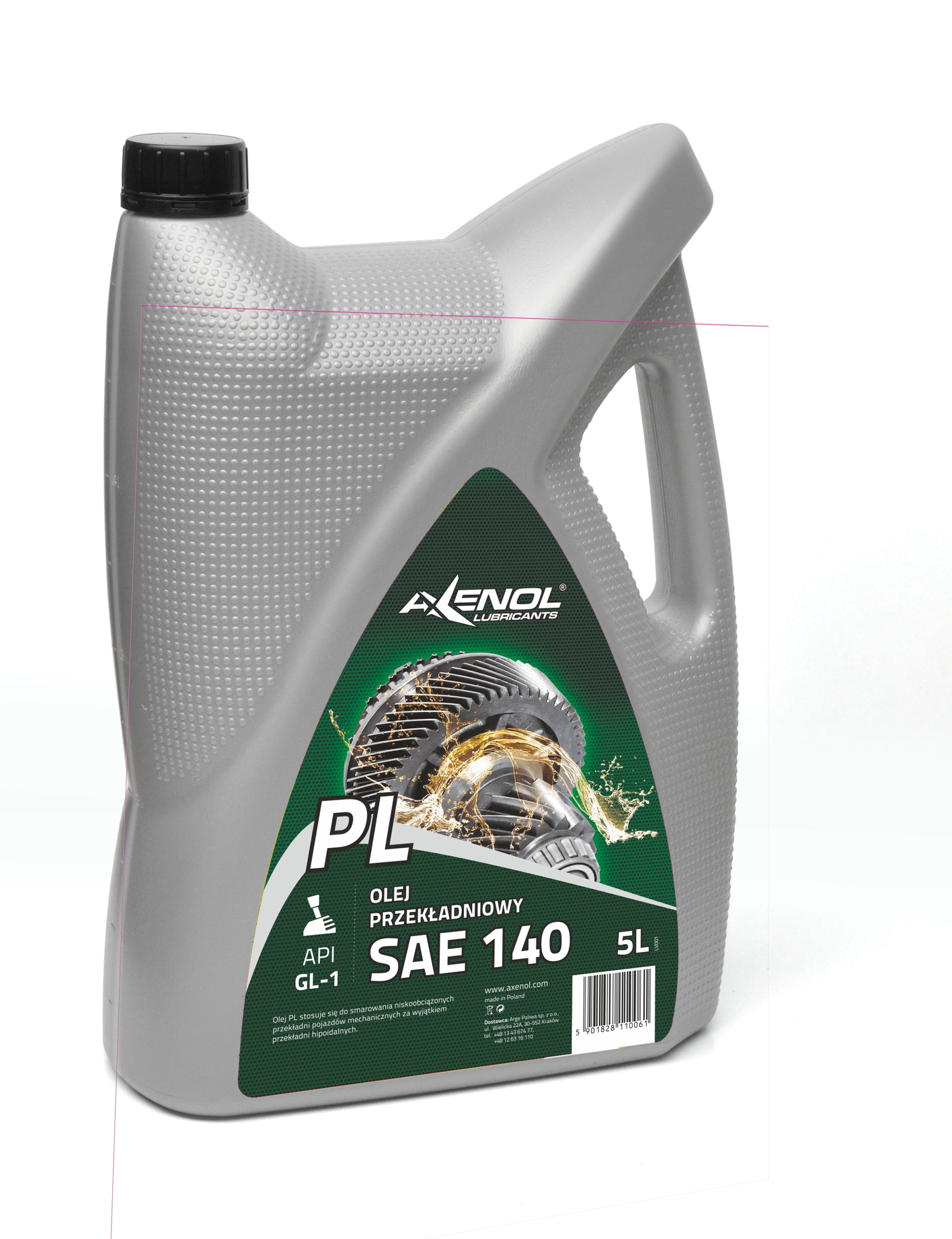 

Olej przekładniowy Axenol Letni Pl GL-1 5L