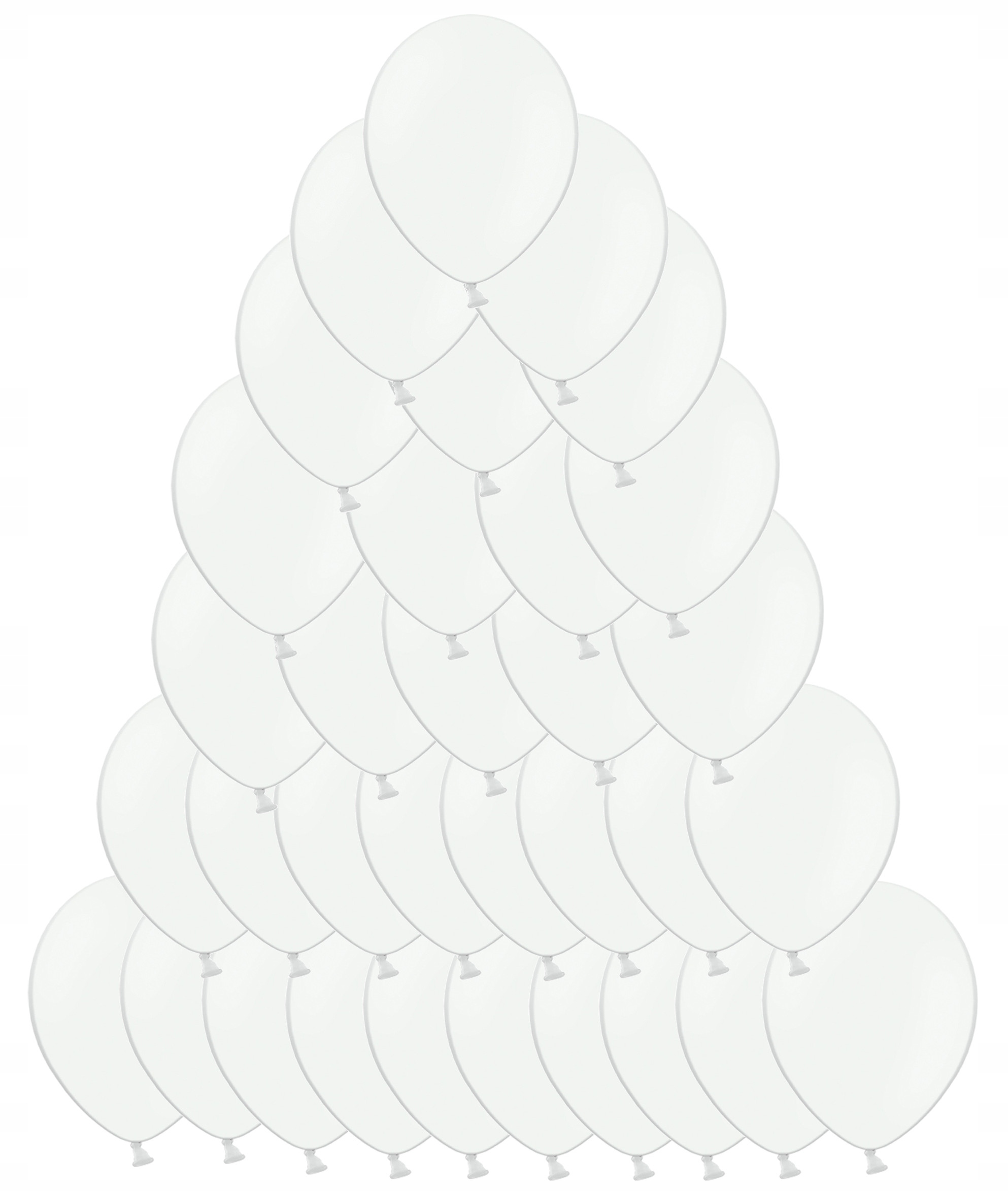 

Balony Pastelowe 30-35cm 100 sztuk Białe Belbal