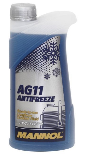 Mannol Ag 11 Antifreeze 4111 1L Koncentr Niebieski