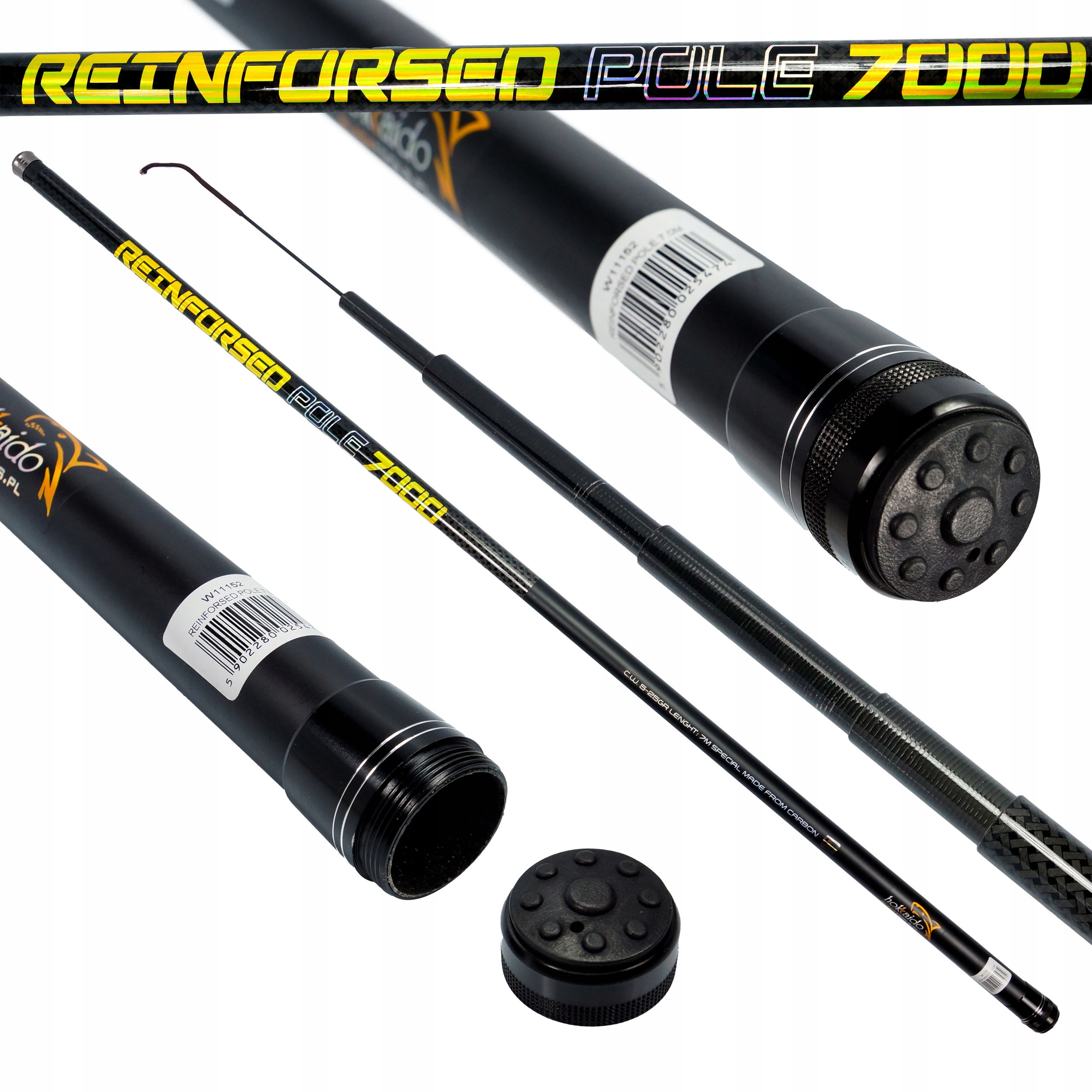 WĘDKA BAT HOKKAIDO REINFORSED 6M NOWOŚĆ CARBON