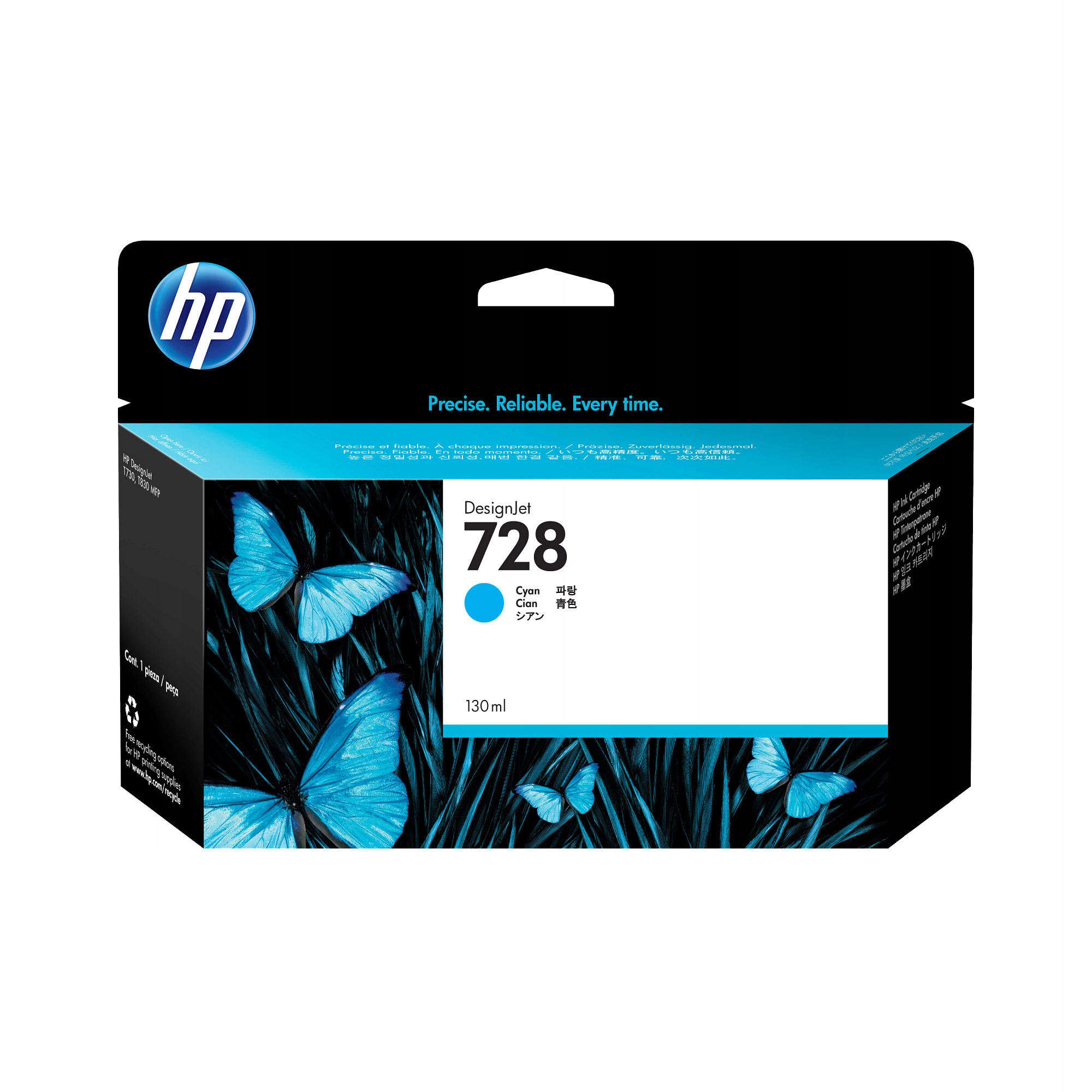 Hp Atrament 728 Cyan originál