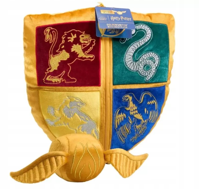 Sada Plyšáků Harry Potter Polštář Hogwartský Erb A Zlatý Hřbitovní Svíčka