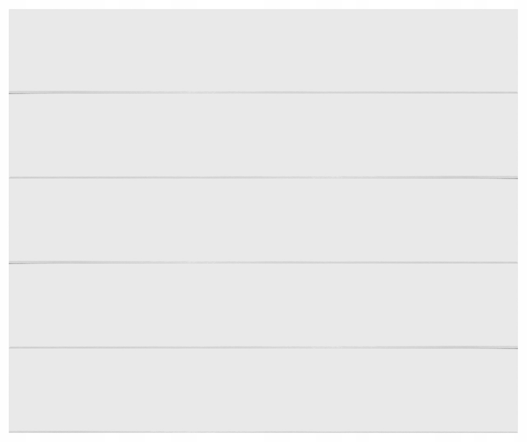 BIAŁE KASETONY SUFITOWE , PANELE NA SUFIT P-08 Materiał tworzywo sztuczne