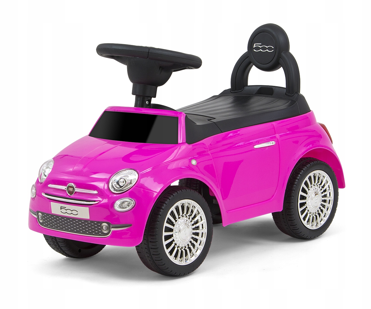 

Pojazd chodzik jeździk Fiat 500 róż Milly Mally