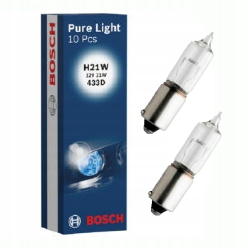 2x Żarówka 12V 21W H21W Bosch Pure Light 2 sztuki