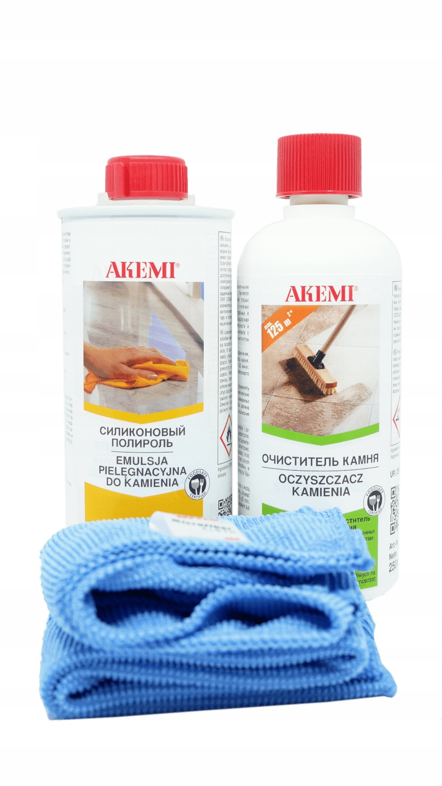 ZESTAW DO MYCIA I POLEROWANIA NAGROBKOW AKEMI 3M