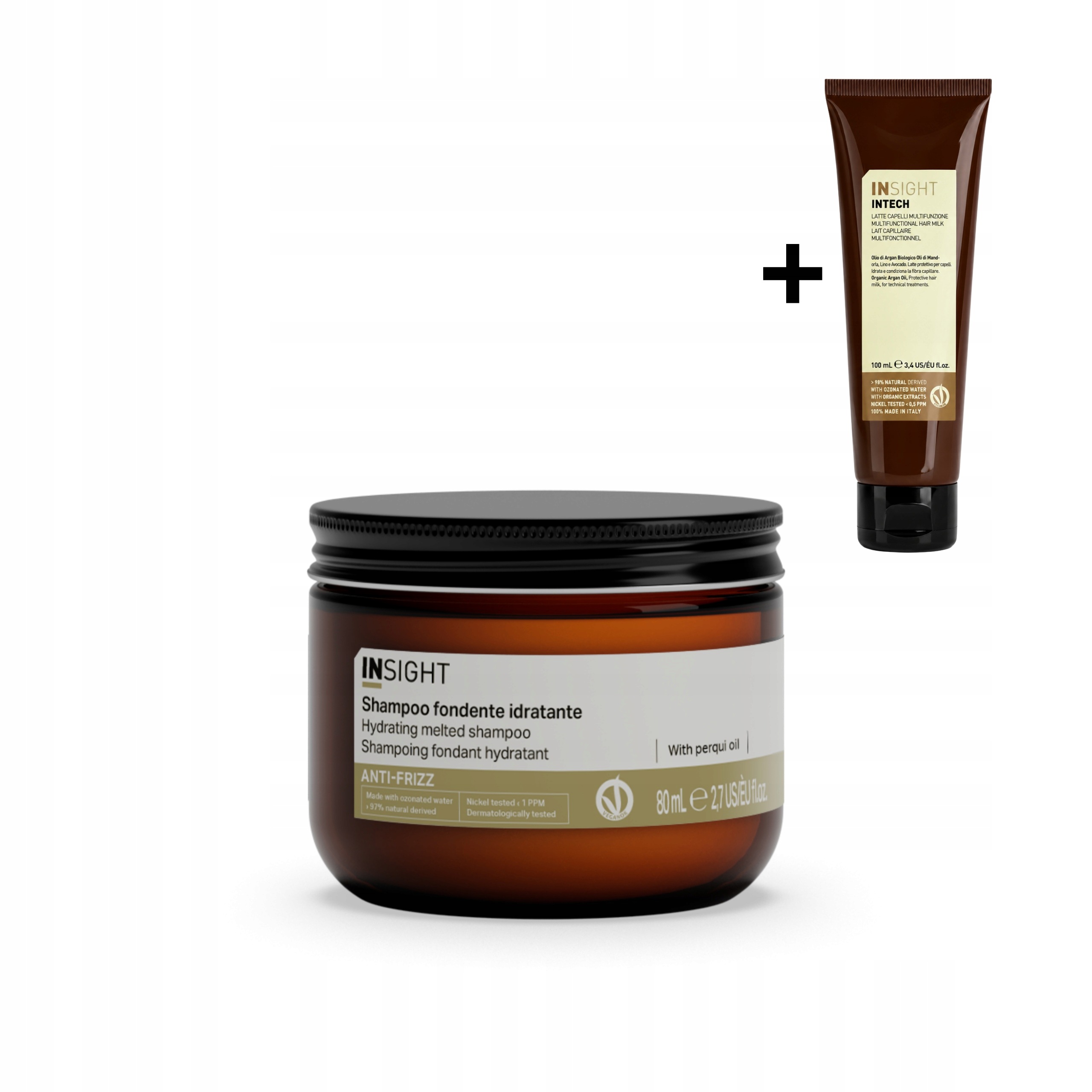 Insight Anti-frizz Skoncentrowany szampon 80ml mleczko Insight