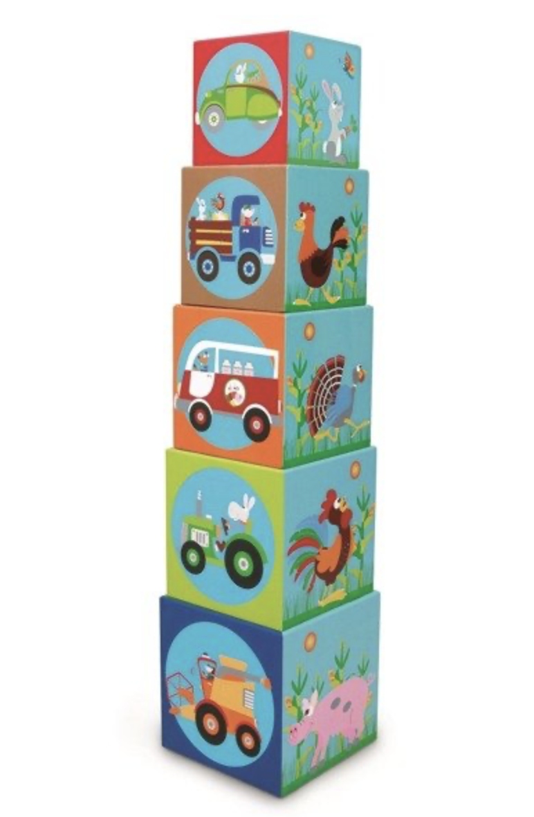 SCRATCH PIRAMIDA EDUKACYJNA JUMBO FARMA 5 ELEMENT Bohater brak