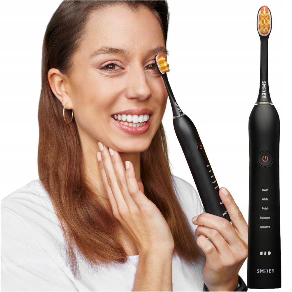 Szczoteczka Soniczna Do Zębów Smiley+etui+gratis