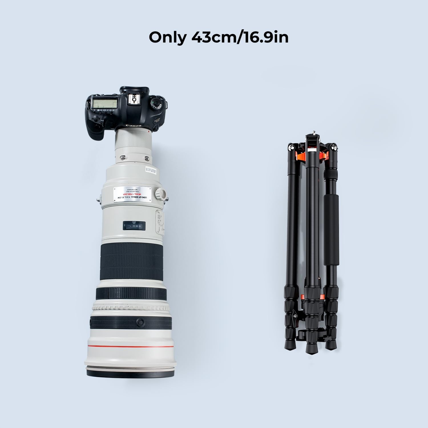 K&F CONCEPT Tripod 360° Head DSLR Canon Nikon Sony Aluminum — miniatura 4