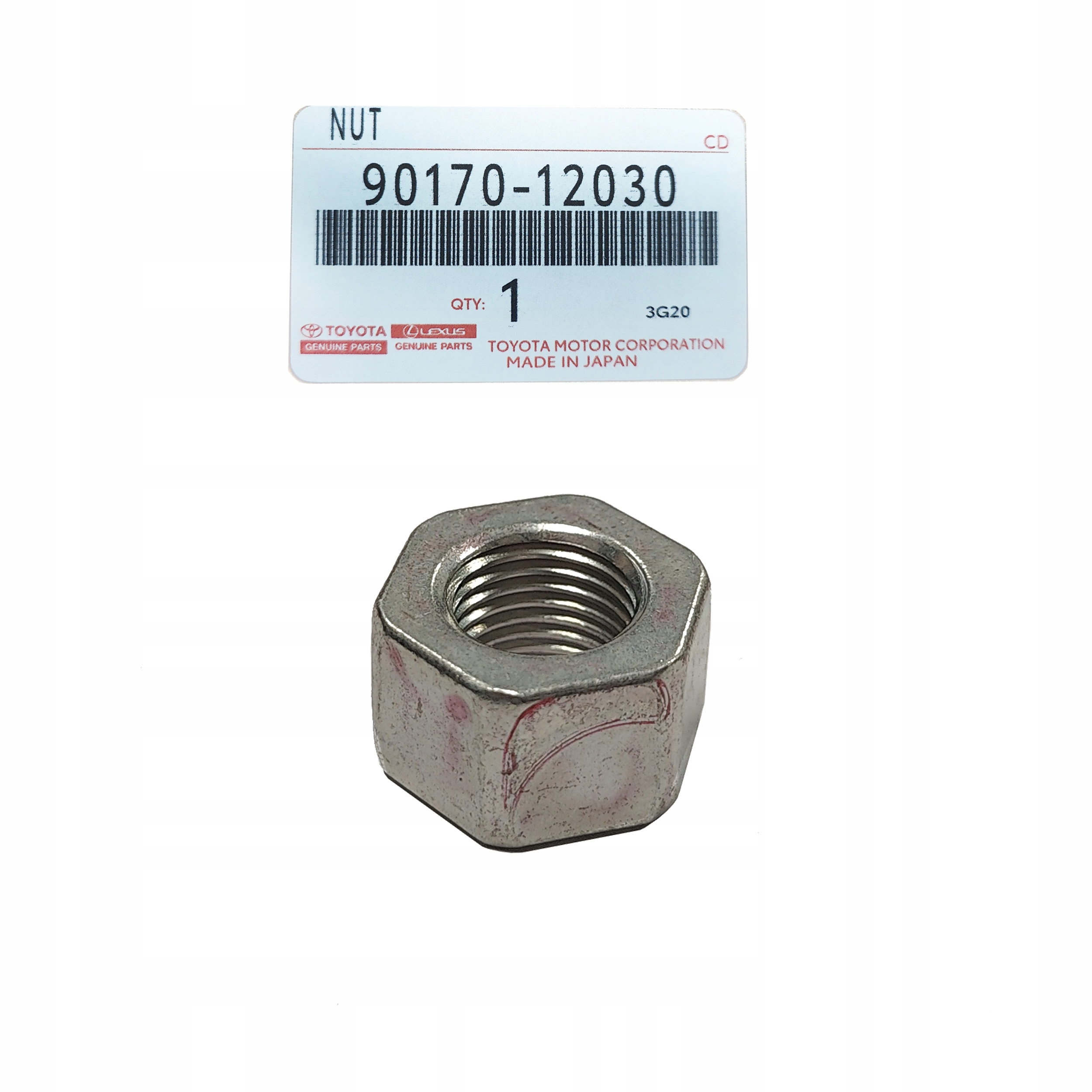 Nakrętka śruby regulacji tylnego wahacza zbieżności Lexus IS200 IS300 OEM