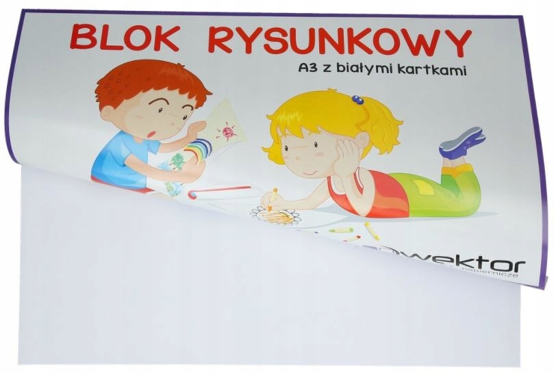 

Rysunkowy Blok Wektor Biały A3 Rysownik